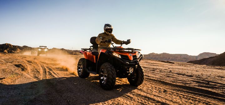 Quad Ride Over the Dunes