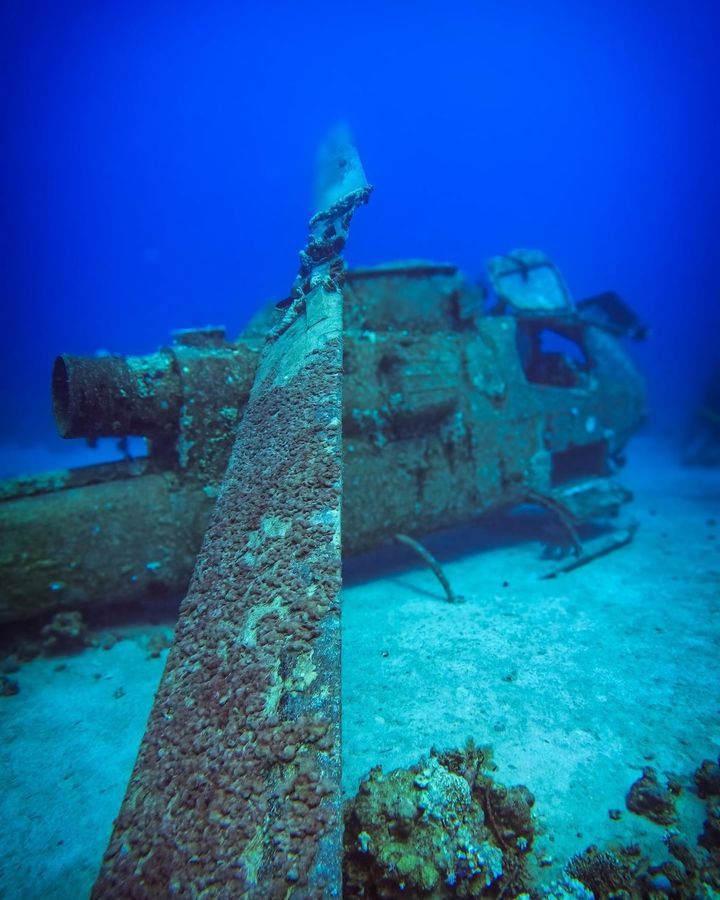 Cobra helicopter wreck