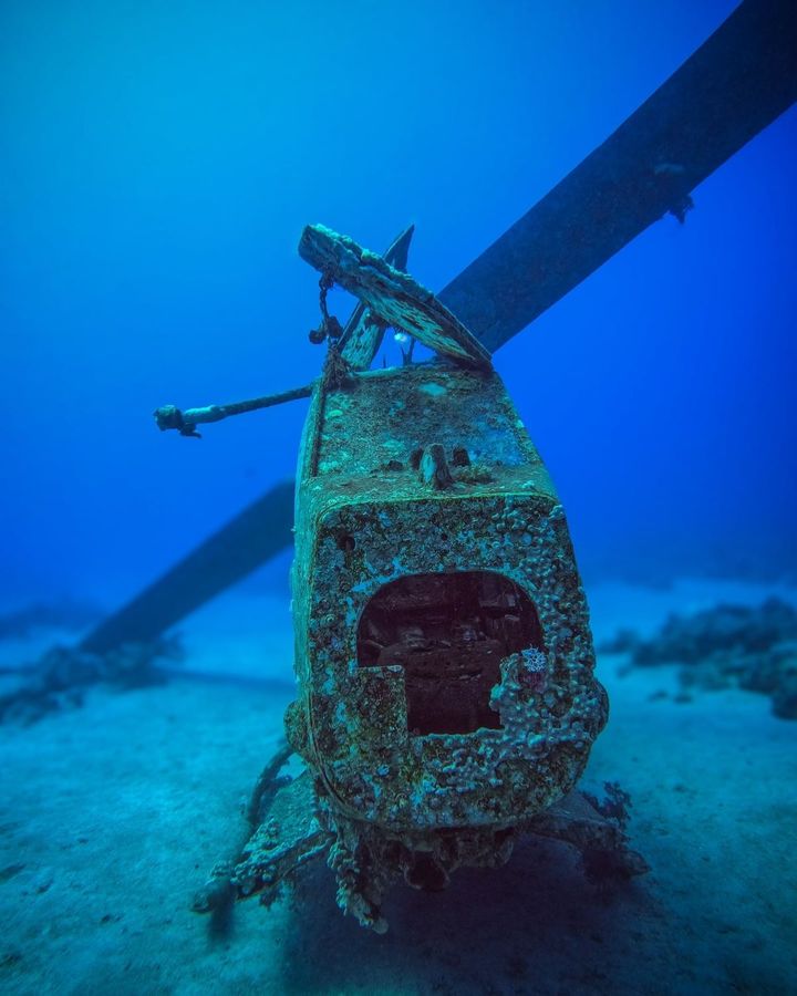 Underwater military museum