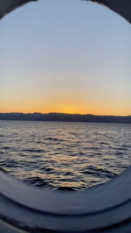 The gulf from a boat